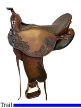 DP Saddlery Quantum Short & Light Western Trail Saddle 5187