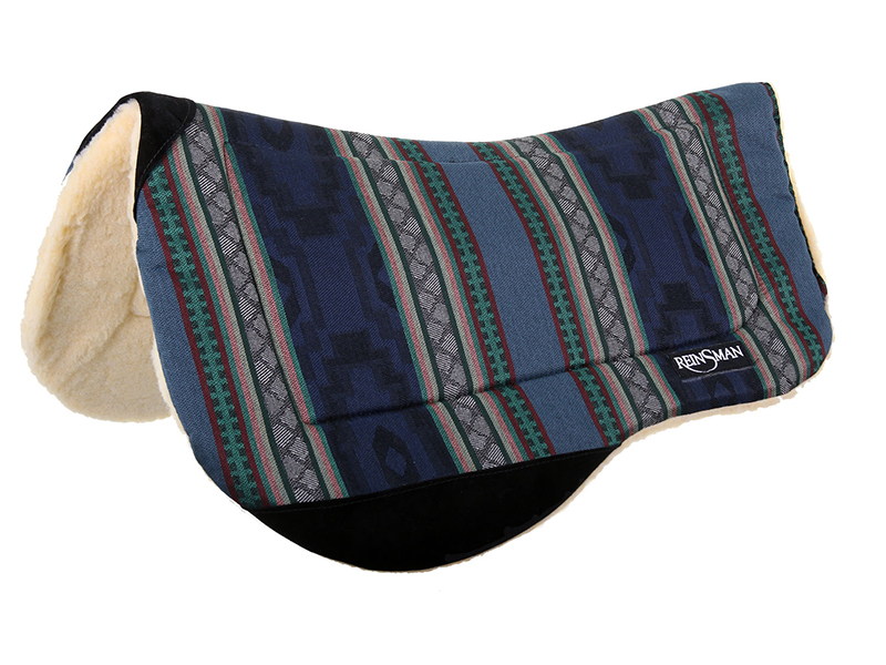 CIRCLE Y Reinsman Tacky Too Diablo Teal Contoured Trail Pad