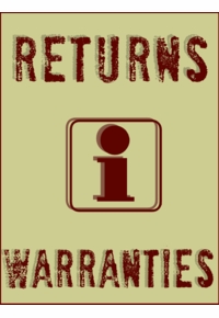 Return Policy and Warranties 