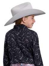 Girls Roper Constellation Print Western Blouse 0590-2054