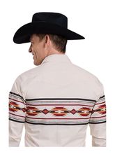 Roper Mens Long Sleeve Aztec Shirt 0431-0214