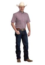 Roper Mens Tile Foulard Short Sleeve Shirt 0326-2032