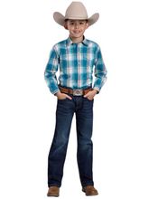 Roper Western Shirt 2890 Sunset Plaid Child 0278-3021
