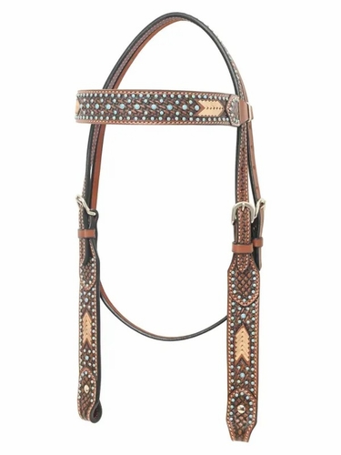 Rafter T Rawhide Collection Browband Headstall 4433