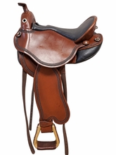 S1 DP Saddlery Quantum Short and Light Western Saddle 1216-5967 Free Girth Free Girth