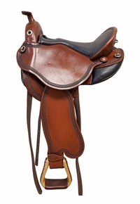 S1 DP Saddlery Quantum Short and Light Western Saddle 1216-5967 Free Girth Free Girth