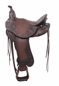 S1 DP Saddlery Quantum Short and Light Western Saddle 1216-6506