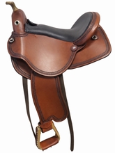 S1 DP Saddlery Quantum Short and Light Western Saddle 1216-7886 Free Girth Free Girth