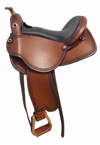 S1 DP Saddlery Quantum Short and Light Western Saddle 1216-7886 Free Girth Free Girth
