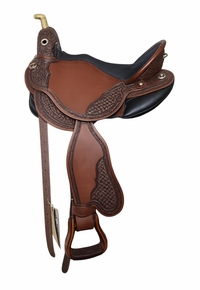S1 DP Saddlery Quantum Short and Light Western Saddle 1216-8010
