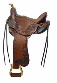 S1 DP Saddlery Quantum Short and Light Western Saddle 1216-8275