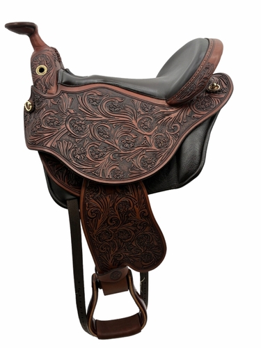 S1 DP Saddlery Quantum Western Saddle 1215-9131.2 Free Girth Free Girth