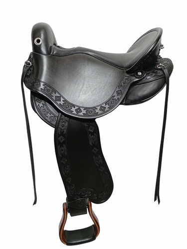 S2 DP Saddlery Quantum Short and Light Saddle 1214-9000