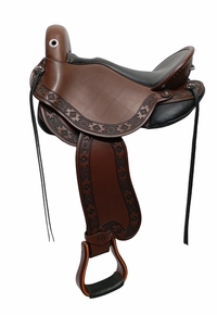 S2 DP Saddlery Quantum Short and Light Saddle 1214-9003 Free Girth Free Girth