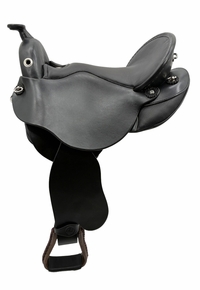 S2 DP Saddlery Quantum Short and Light Saddle 1214-9148 Free Girth Free Girth