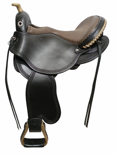 S2 DP Saddlery Quantum Short and Light Western Pro Saddle 1216P-8900