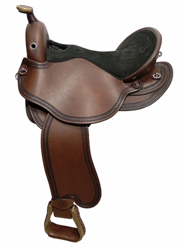 S2 DP Saddlery Quantum Short and Light Western Pro Saddle 1216P-8960