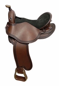 S2 DP Saddlery Quantum Short and Light Western Pro Saddle 1216P-8960