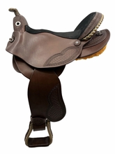 S2 DP Saddlery Quantum Short and Light Western Pro Saddle 1216P-9085.2 Free Girth Free Girth
