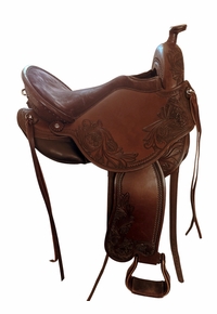 S2 DP Saddlery Quantum Short and Light Western Saddle 1216-6648 Free Girth Free Girth