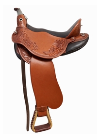 S2 DP Saddlery Quantum Short and Light Western Saddle 1216-7504