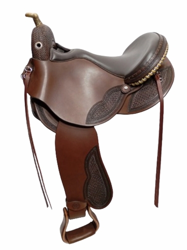 S2 DP Saddlery Quantum Short and Light Western Saddle 1216-8790 Free Girth Free Girth