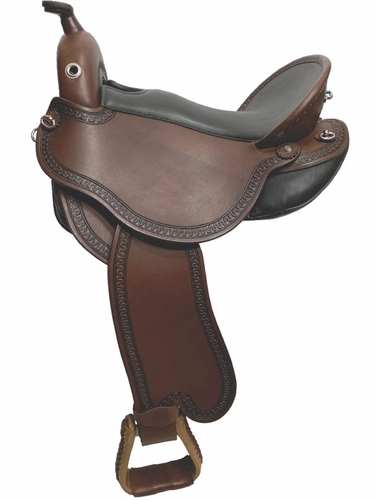 S2 DP Saddlery Quantum Short and Light Western  Saddle 1216-8800