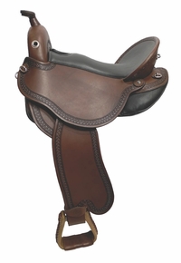 S2 DP Saddlery Quantum Short and Light Western  Saddle 1216-8800