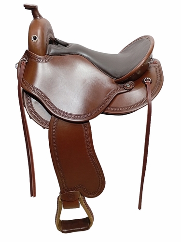 S2 DP Saddlery Quantum Short and Light Western Saddle 1216-8857