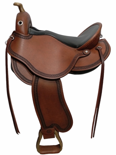 S2 DP Saddlery Quantum Short and Light Western Saddle 1216-8859