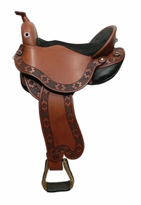 S2 DP Saddlery Quantum Short and Light Western Saddle 1216-8962 Free Girth Free Girth
