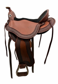S2 DP Saddlery Quantum Short and Light Western Saddle 1216-9214 Free Girth Free Girth