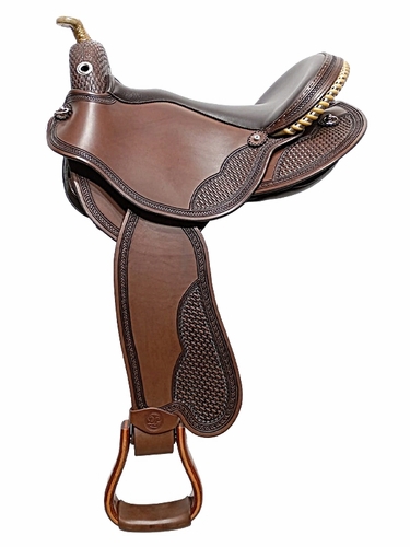S2 DP Saddlery Quantum Short and Light Western Saddle 1216-9392 Free Girth Free Girth