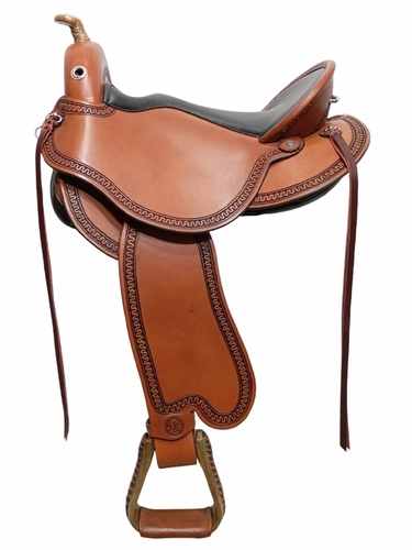 S2 DP Saddlery Quantum Short and Light Western Saddle 1216-9401 Free Girth Free Girth