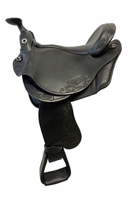 S2 DP Saddlery Quantum Western Saddle 1215-8828 Free Girth Free Girth