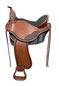 S2 DP Saddlery Quantum Western Saddle 1215-9074 Free Girth Free Girth