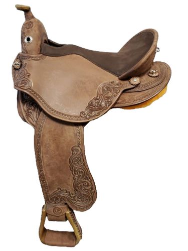 S3 DP Saddlery Quantum Short and Light Western Pro Saddle 1216P-8550