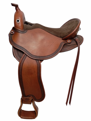 S3 DP Saddlery Quantum Short and Light Western Pro Saddle 1216P-8725