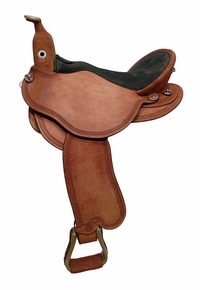 S3 DP Saddlery Quantum Short and Light Western Pro Saddle 1216P-9028