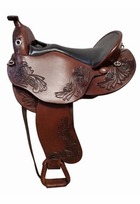 S3 DP Saddlery Quantum Short and Light Western Saddle 1216-8211