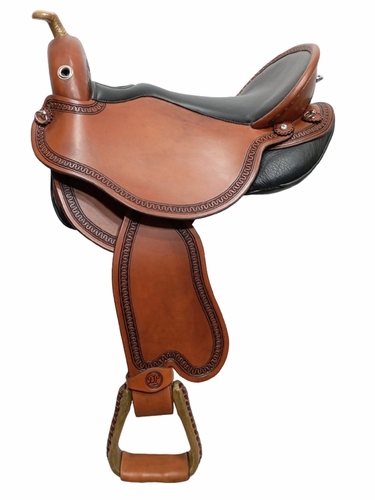S3 DP Saddlery Quantum Short and Light Western Saddle 1216-9266 Free Girth Free Girth