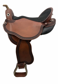 S3 DP Saddlery Quantum Short and Light Western Saddle 1216-9289 Free Girth Free Girth