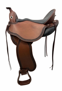 S3 DP Saddlery Quantum Short and Light Western Saddle 1216-9295 Free Girth Free Girth