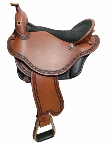 S3 DP Saddlery Quantum Western Saddle 1215-8909 Free Girth Free Girth
