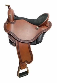 S3 DP Saddlery Quantum Western Saddle 1215-8909 Free Girth Free Girth