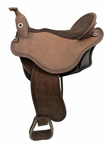 S3 DP Saddlery Quantum Western Saddle 1215-9272 Free Girth Free Girth