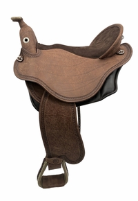 S3 DP Saddlery Quantum Western Saddle 1215-9272 Free Girth Free Girth