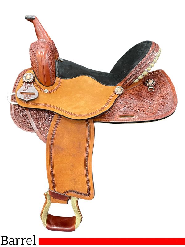 14" to 16" South Bend Saddle Co Oakwood Barrel Racer 4425