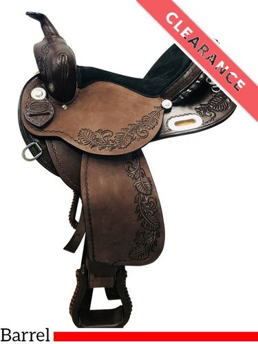 16" South Bend Saddle Co Barrel Saddle 334 SAVE $200 TODAY CLEARANCE