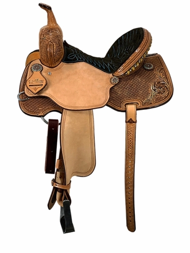 14.5in Scott Thomas Barrel Racer Saddle BR700 SAVE $680 CLEARANCE